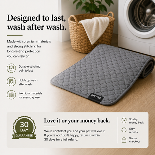 Orlano Washable Pet Mat